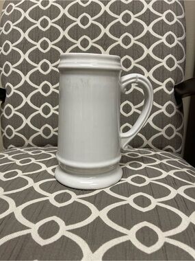 White ironstone (unmarked) Pitcher/Stein